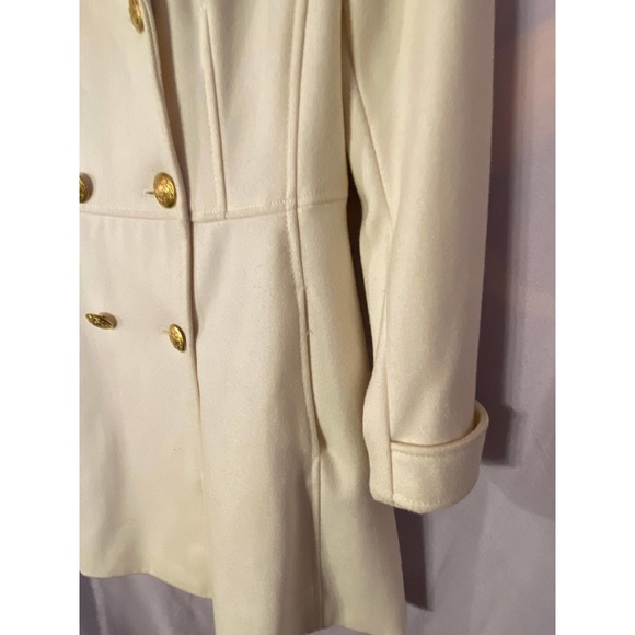 Double-Breasted Wool Blend Coat - Picture 6 of 12